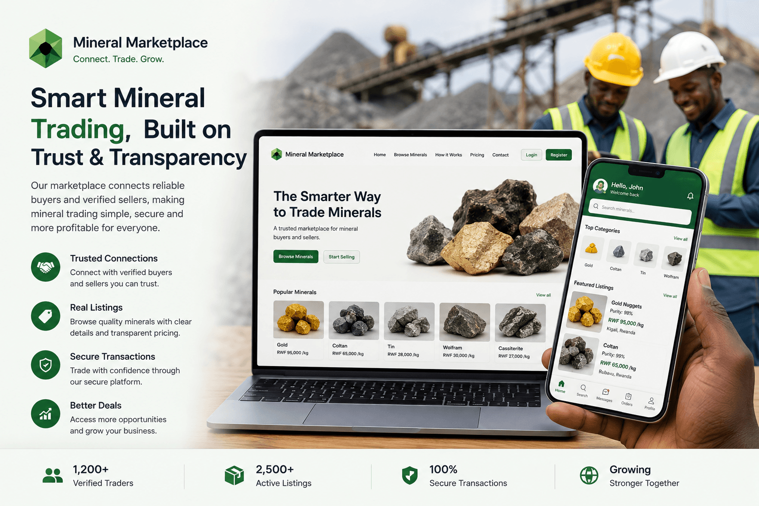 Mineral Trading Marketplace